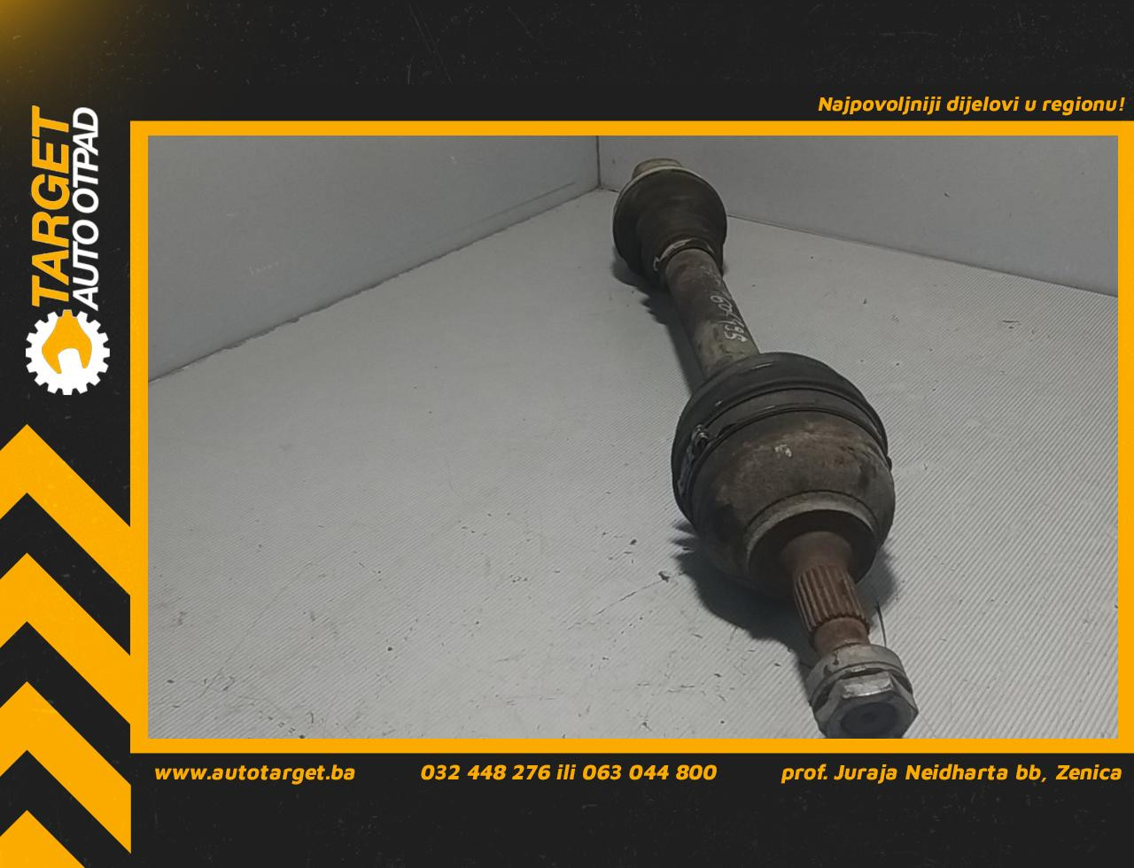 DIJELOVI POLUOSOVINA PEUGEOT 407 > 04-07 2.0 9655377080