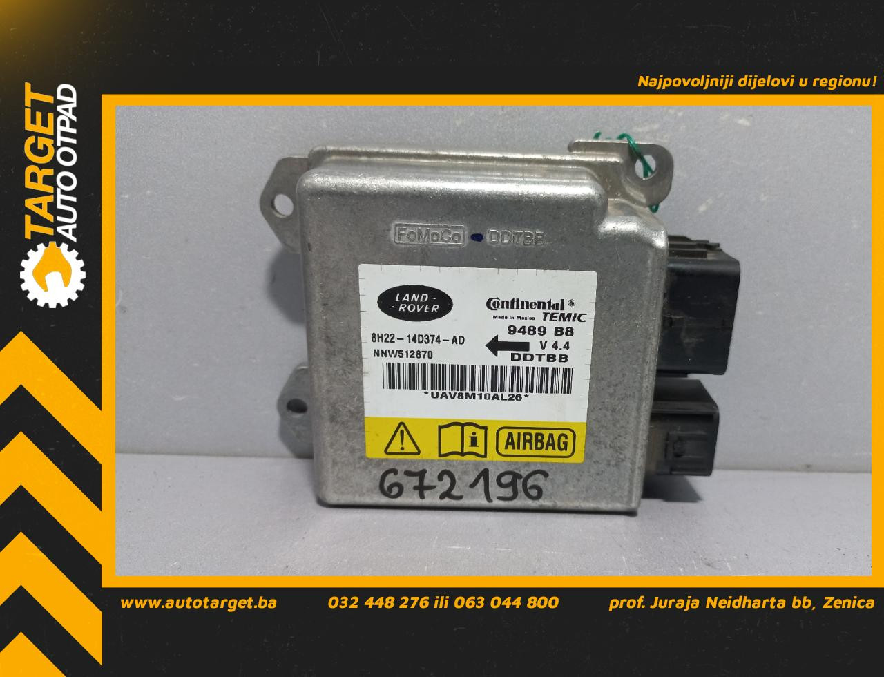 ELEKTRONIKA AIRBAGA LAND ROVER RANGE ROVER SPORT > 05-0