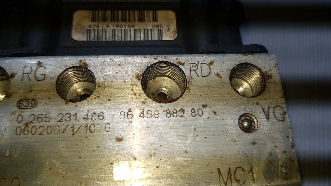 ABS ELEKTRONIKA PEUGEOT 307 > 01-05 9649988280 02658003