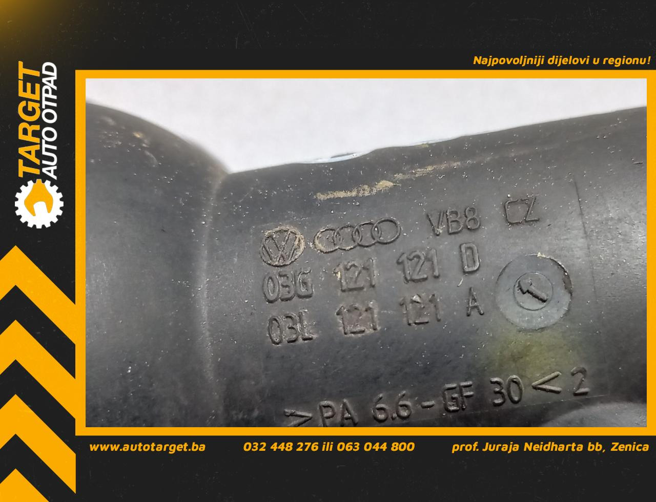 DIJELOVI KUCISTE TERMOSTATA VW PASSAT B6 > 05-10 2.0 03G121121D