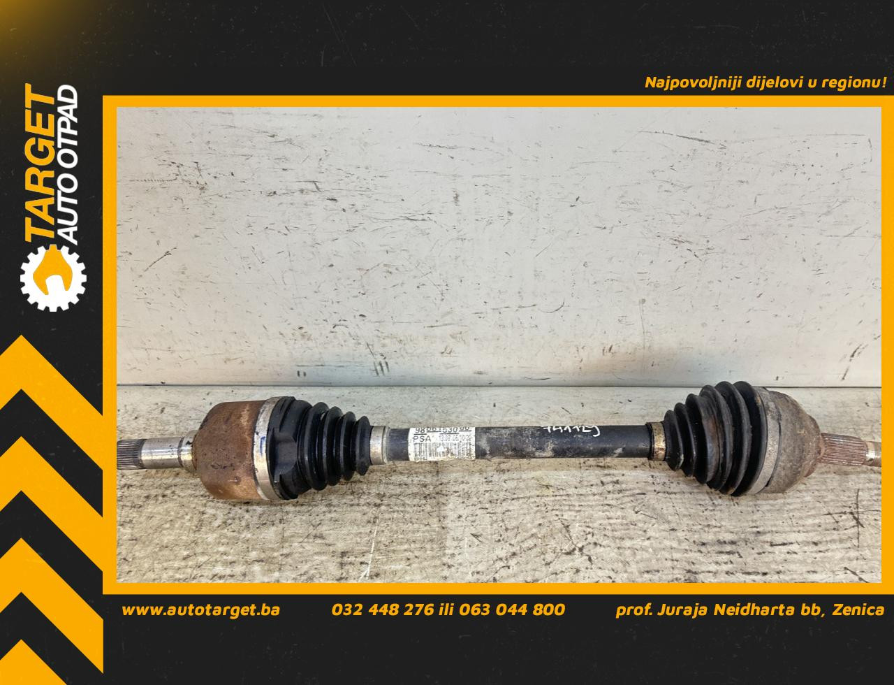 POLUOSOVINA PEUGEOT EXPERT/TRAVELLER > 16- 9806153080