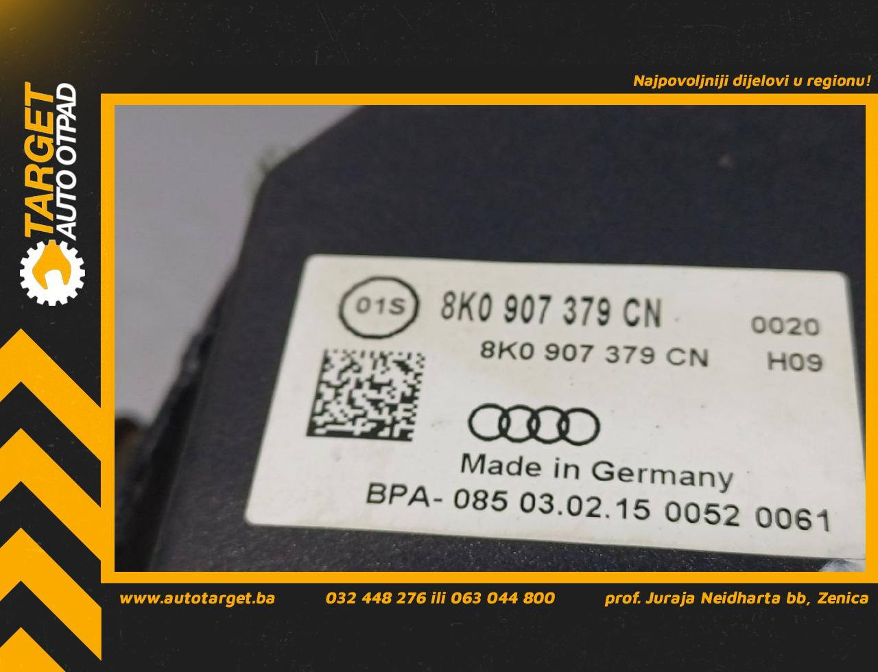 ABS ELEKTRONIKA AUDI A4 (B8) > 12-15 8K0907379CN 0265239452