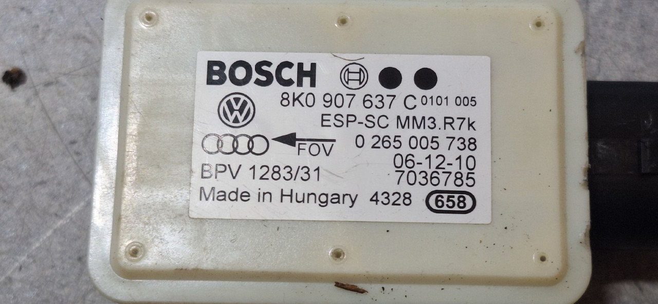 ELEKTRONIKA ESP AUDI A5 (8T) SPORTBACK > 07-11 8K0907637C