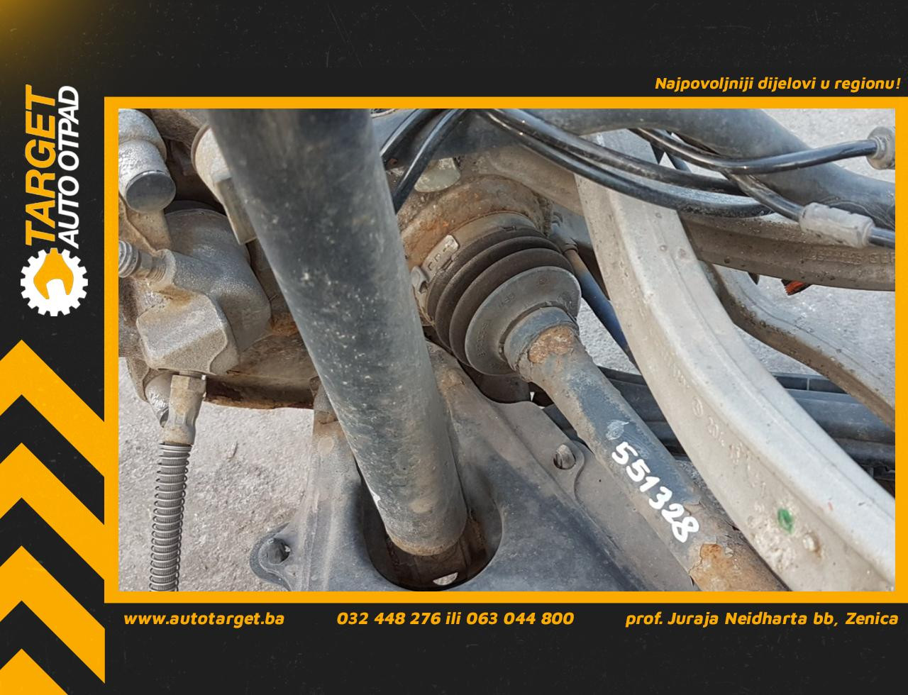 DIJELOVI POLUOSOVINA MERCEDES GLK (X204) > 12-15 2.0