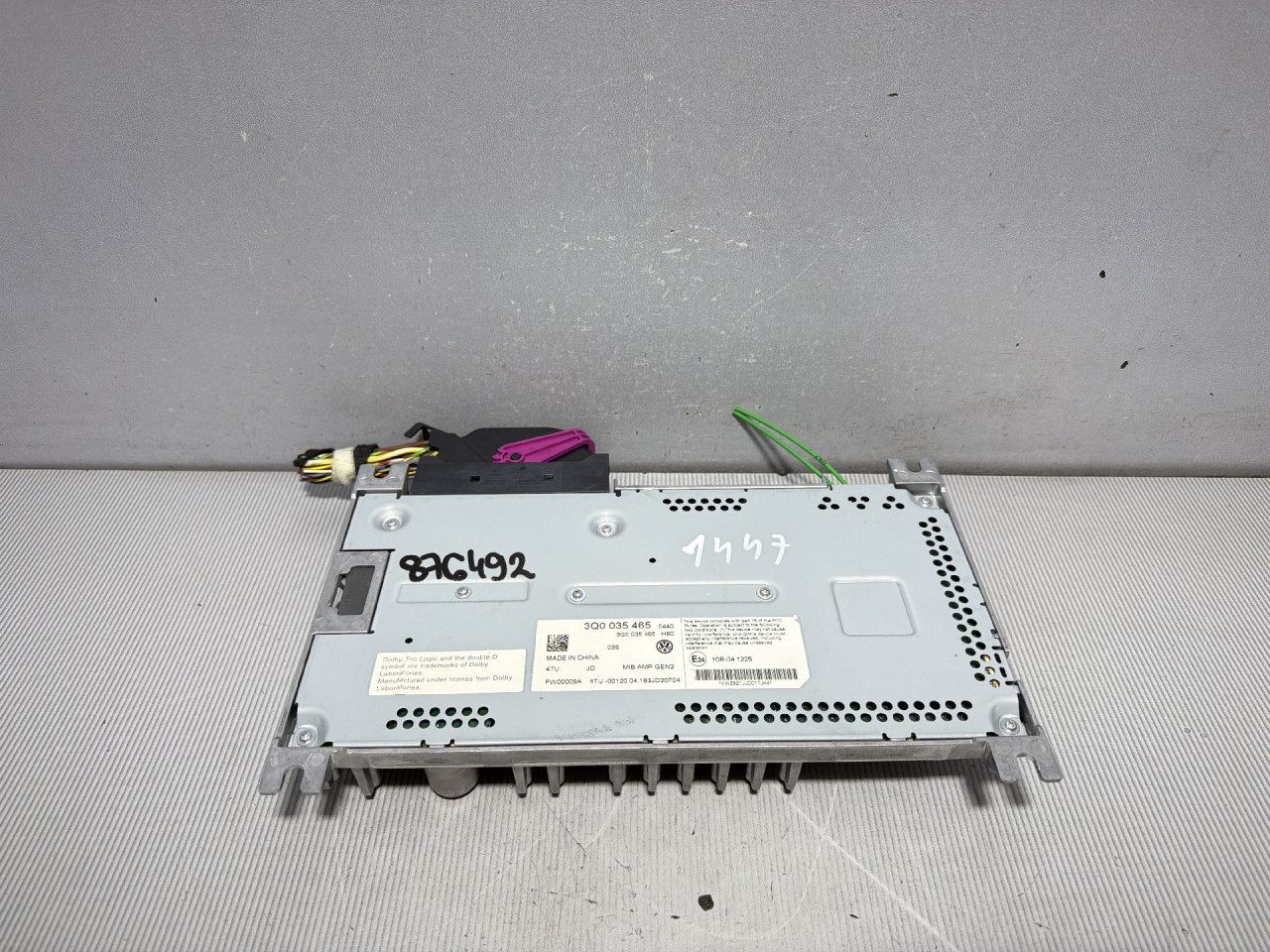 DIJELOVI POJACALO VW PASSAT B8 > 14-19 2.0 3Q0035465