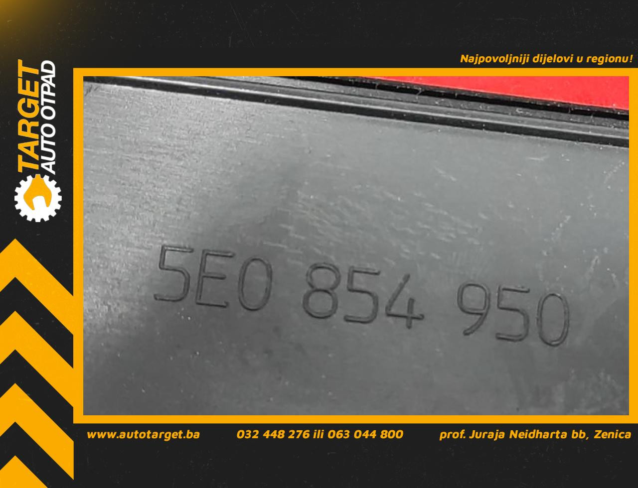DIJELOVI LAJSNA SKODA OCTAVIA > 13-16 5E0854950