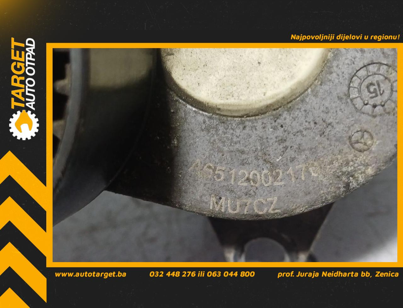 DIJELOVI SPANER MERCEDES GLE (W166) > 15-18 2.2 A6512002170