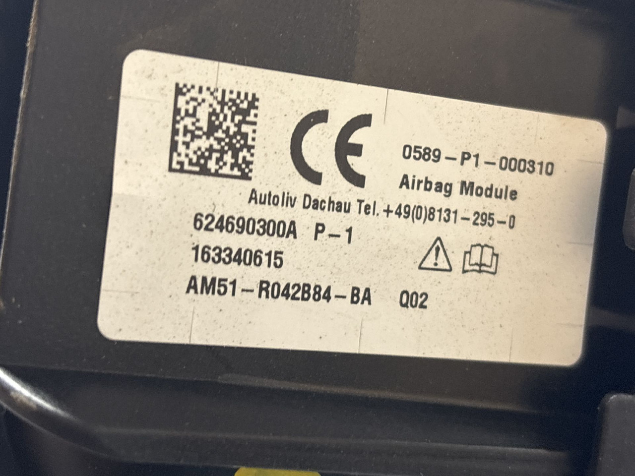 AIRBAG SUVOZACA FORD C-MAX > 15-19 624690300A
