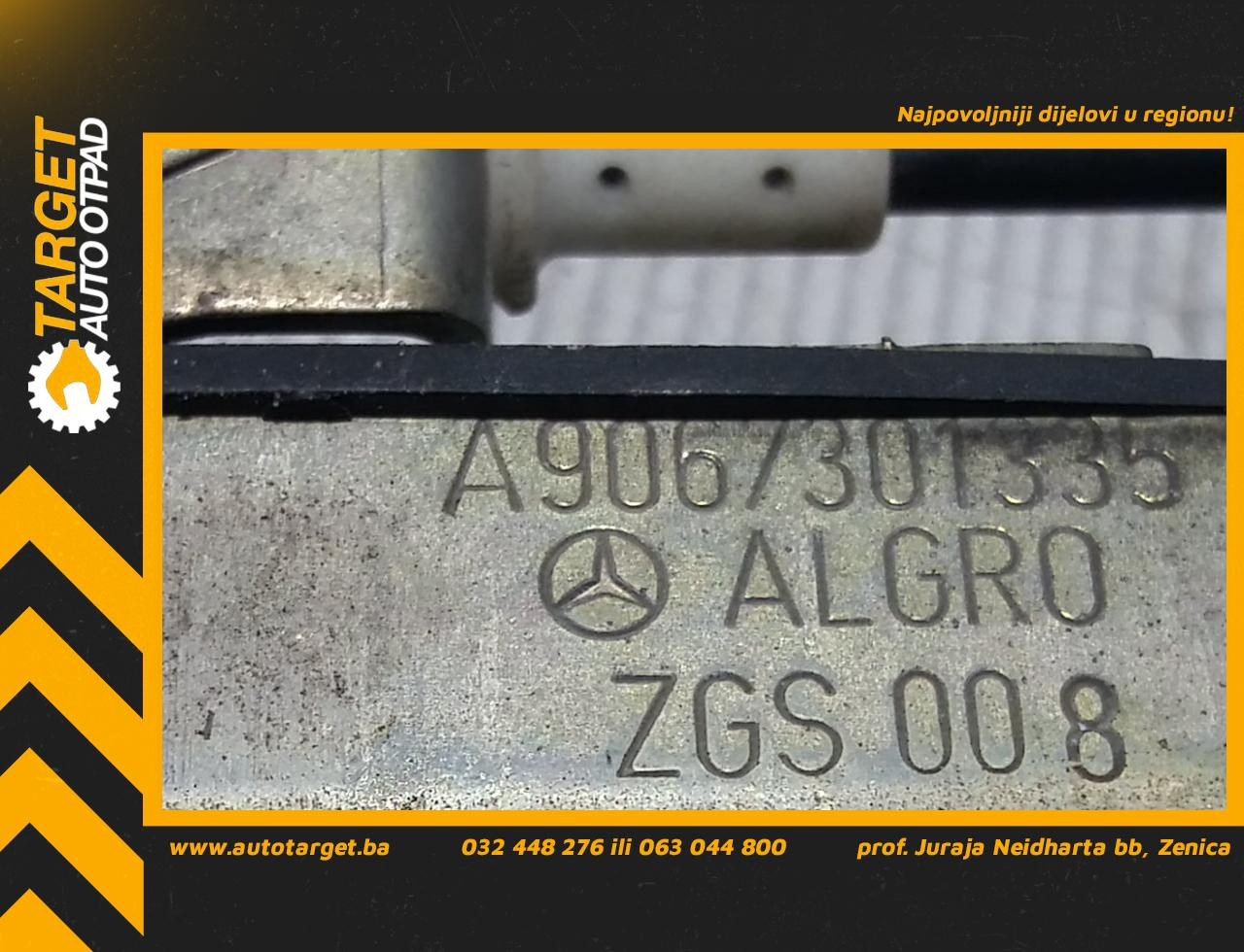 DIJELOVI BRAVA VRATA MERCEDES SPRINTER > 06-13 A9067301335