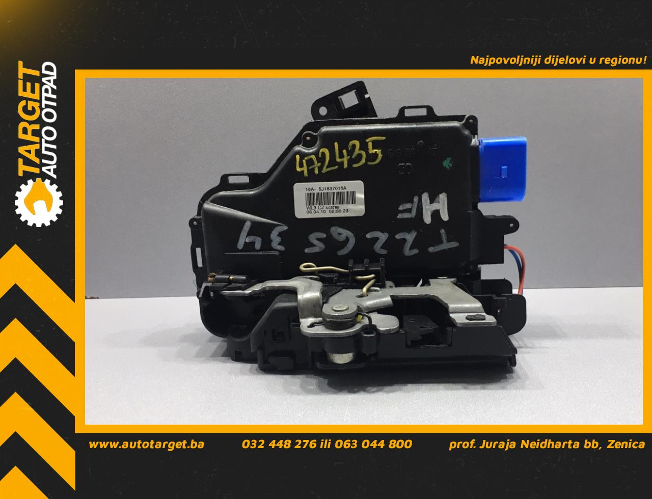 DIJELOVI BRAVA VRATA SKODA ROOMSTER > 10- 5J1837016A