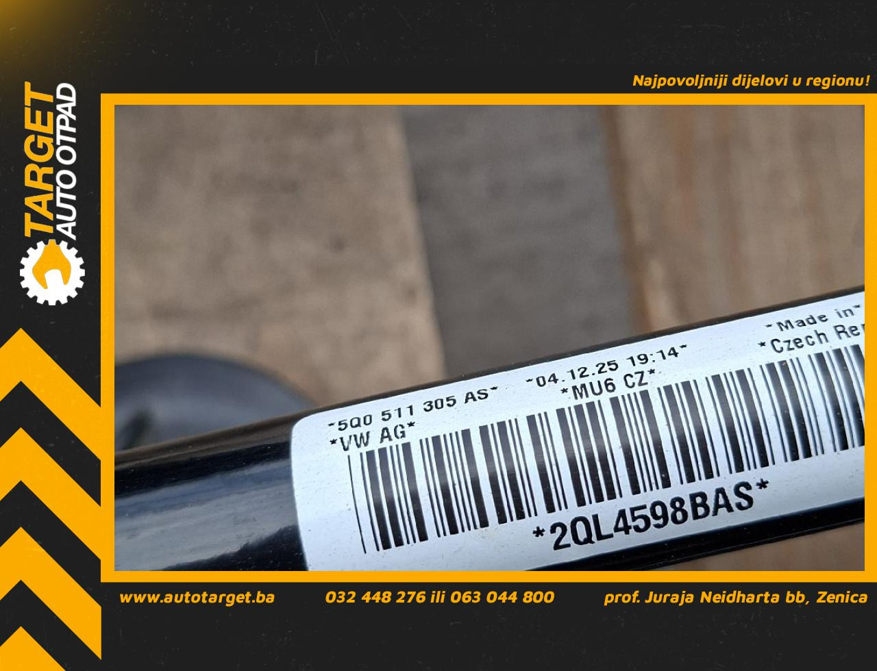 DIJELOVI BALANS STANGA VW GOLF 8 > 19- 2.0 5Q0511305AS
