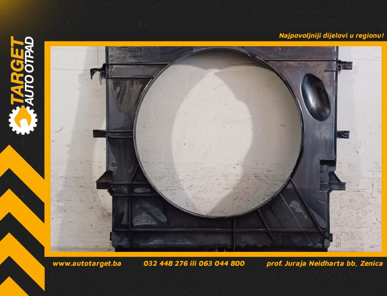 NOSAC VENTILATORA MERCEDES SPRINTER > 06-13 A9065050855