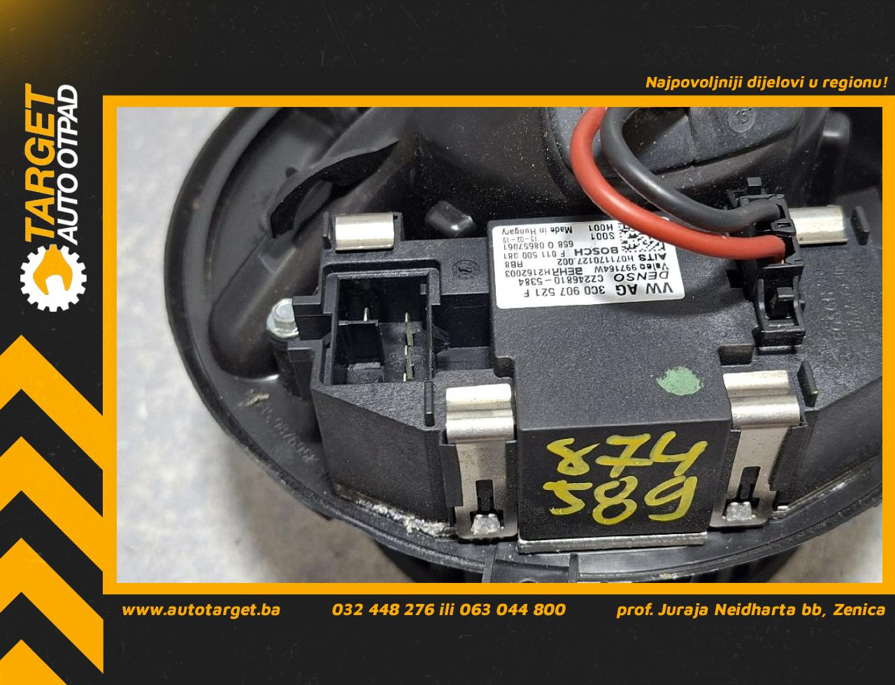DIJELOVI ELEKTRONIKA REOSTAT AUDI Q3 > 11-15 2.0 3C0907521F