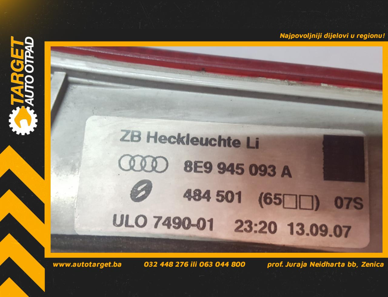 STOP SVJETLO AUDI A4 (B7) > 04-07 AD022015 8E9945093