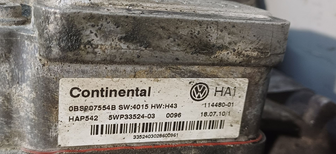 HALDEX SPOJKA VW PASSAT B7 > 10-14 0BS907554B