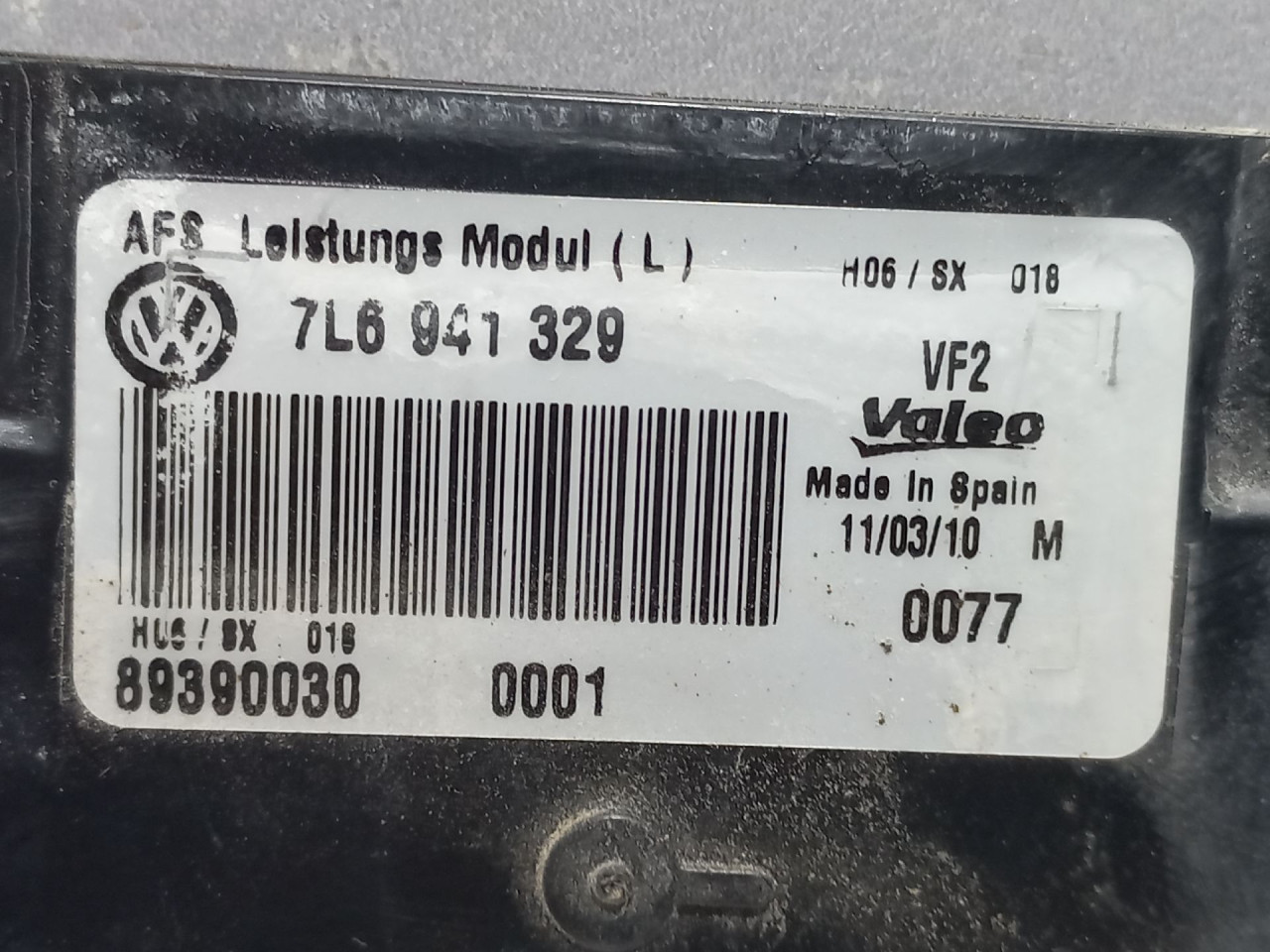 BALAST FARA VW PASSAT B6 > 05-10 7L6941329