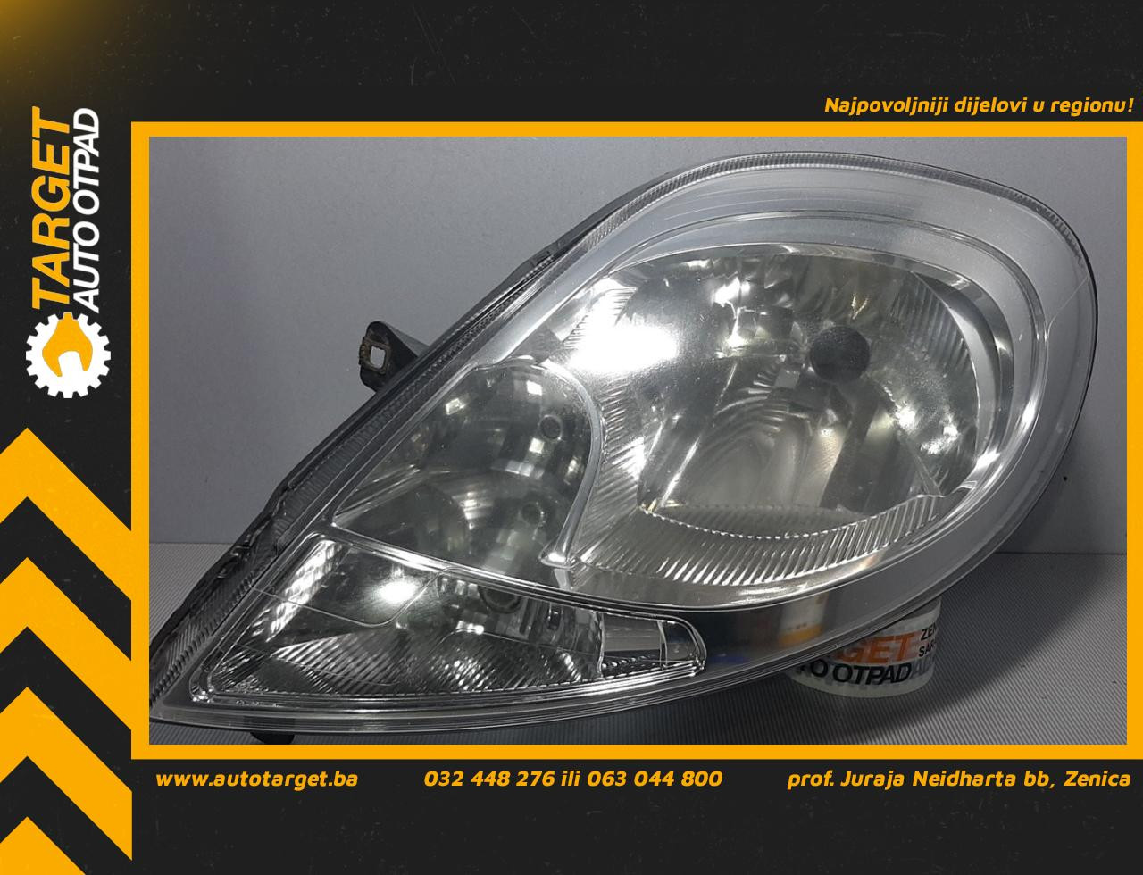 DIJELOVI FAR RENAULT TRAFIC > 07-14 8200701354