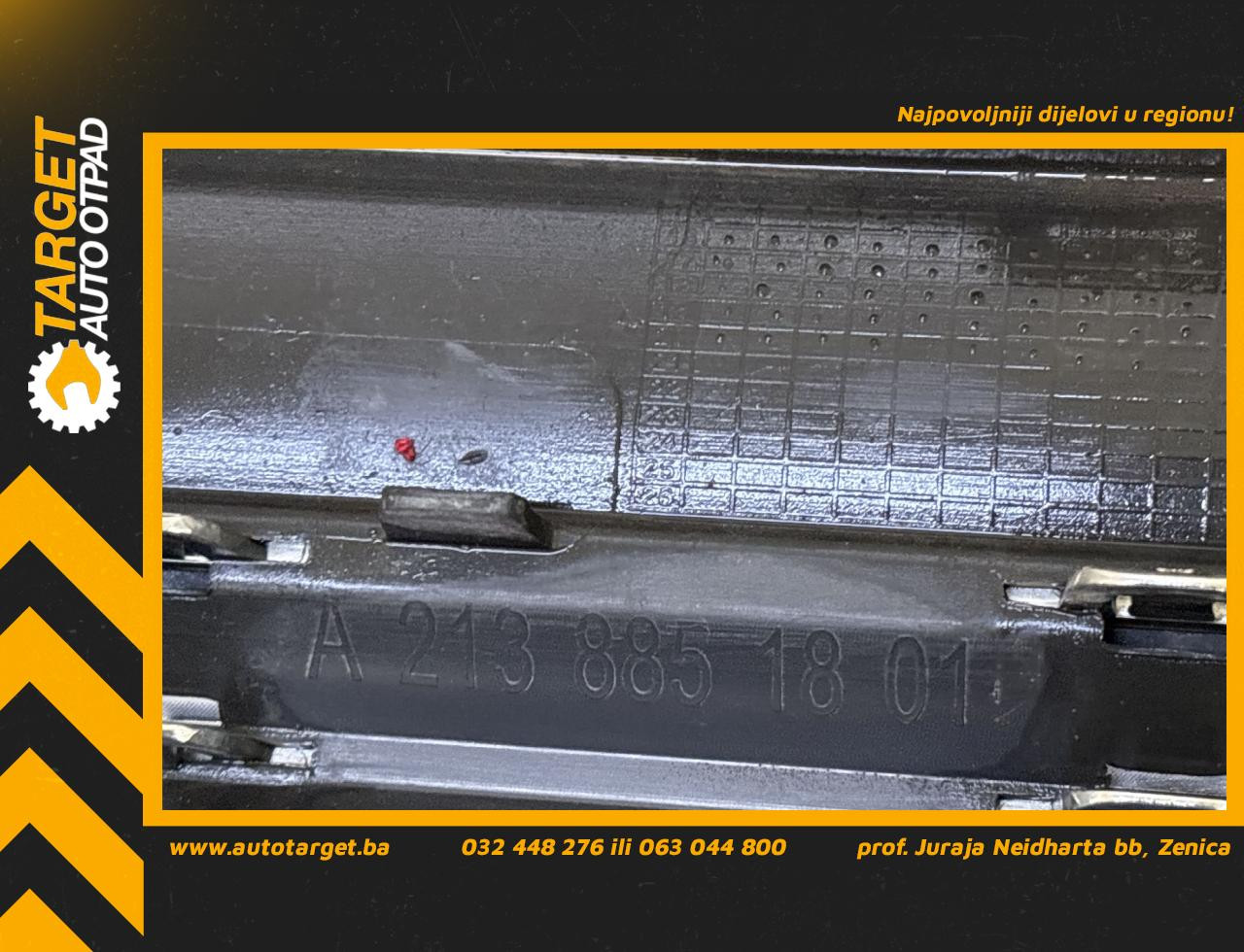 DIFUZOR MERCEDES E KLASA (W213/S213) > 16-23 A2138851801