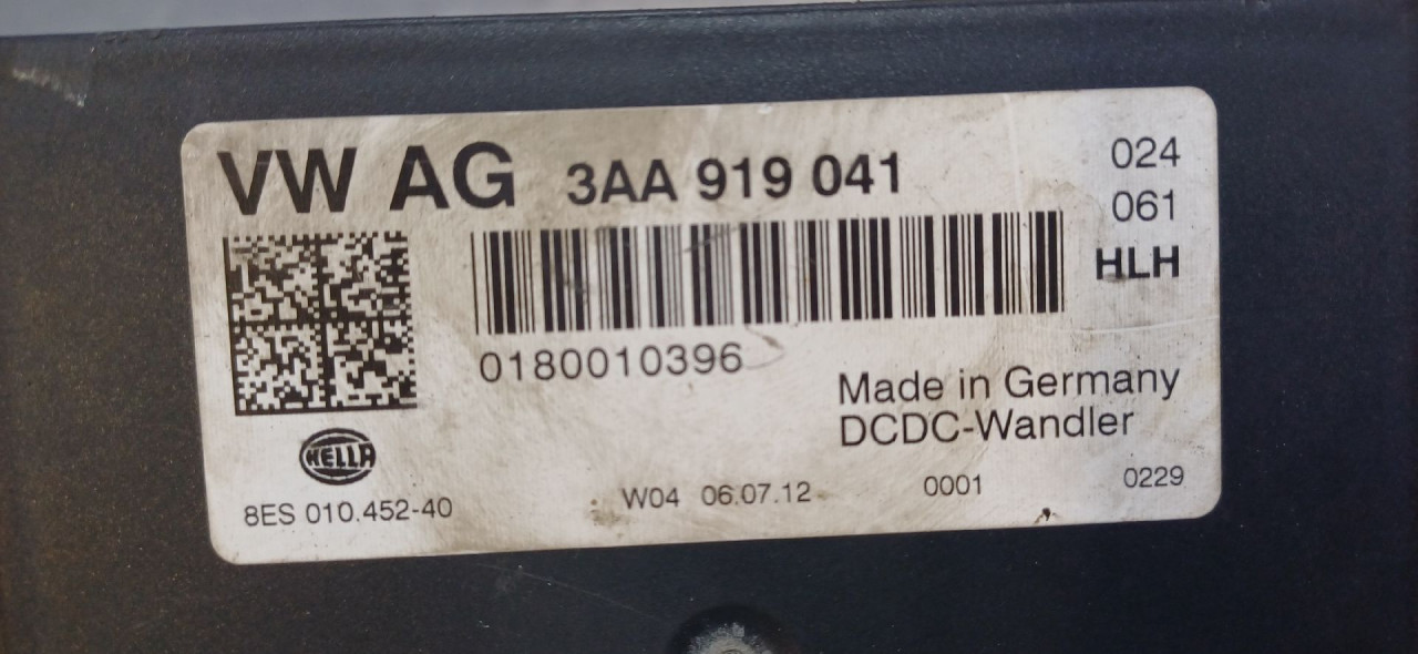 ELEKTRONIKA MODUL VW PASSAT B7 > 10-14 3AA919041