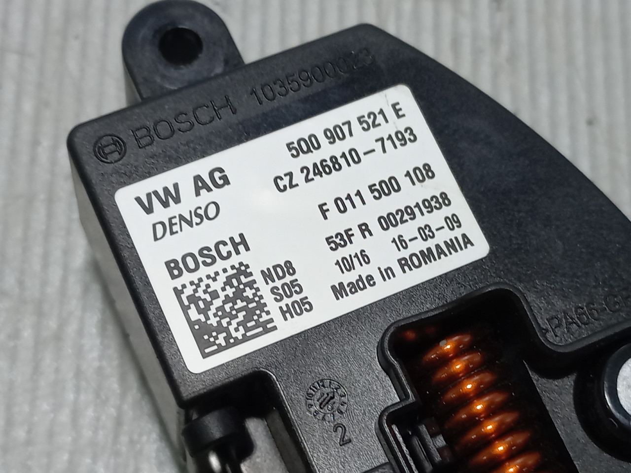 DIJELOVI ELEKTRONIKA REOSTAT SKODA KAROQ > 17- 5Q0907521E