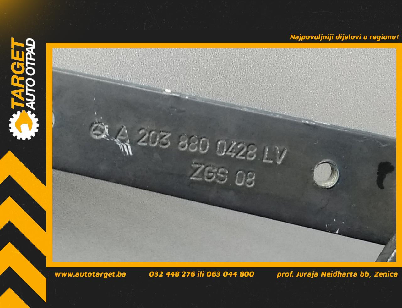 SKARE OD HAUBE MERCEDES C KLASA (W203) > 04-07 A2038800428LV