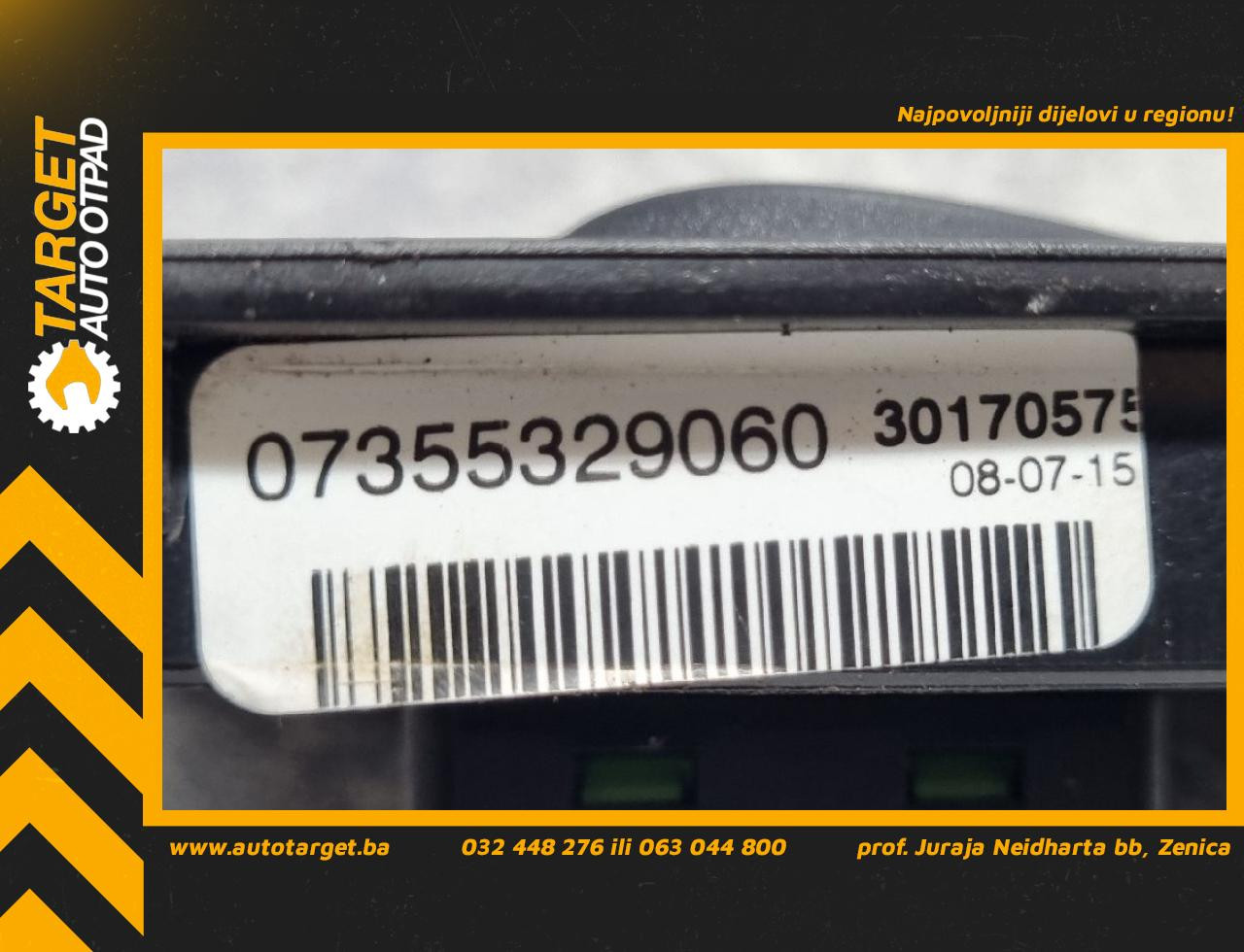DIJELOVI PREKIDACI PROZORA CITROEN JUMPER > 14- 2.2 07355329060