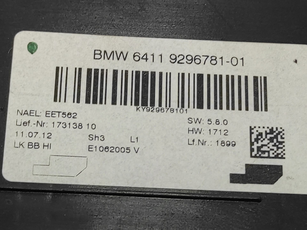 ELEKTRONIKA MODUL BMW SERIJA 3 (F30/F31) > 11-14 929678