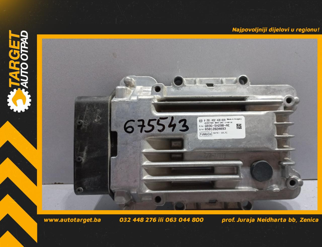 ELEKTRONIKA MODUL FORD RANGER > 16- GB3G5H298AE