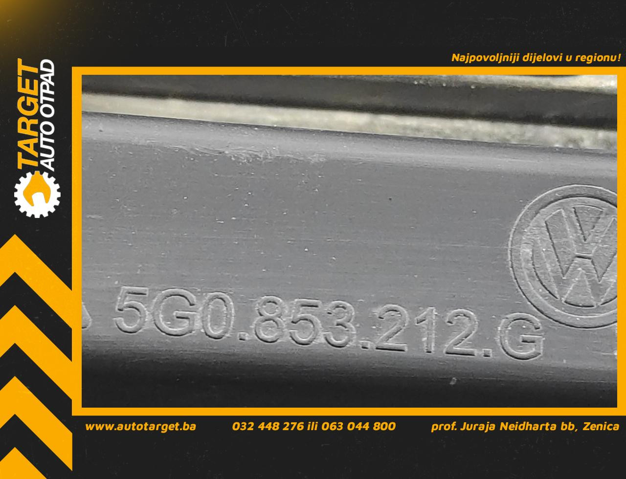 DIJELOVI RESETKA BRANIKA VW GOLF 7 > 12-16 5G0853212G