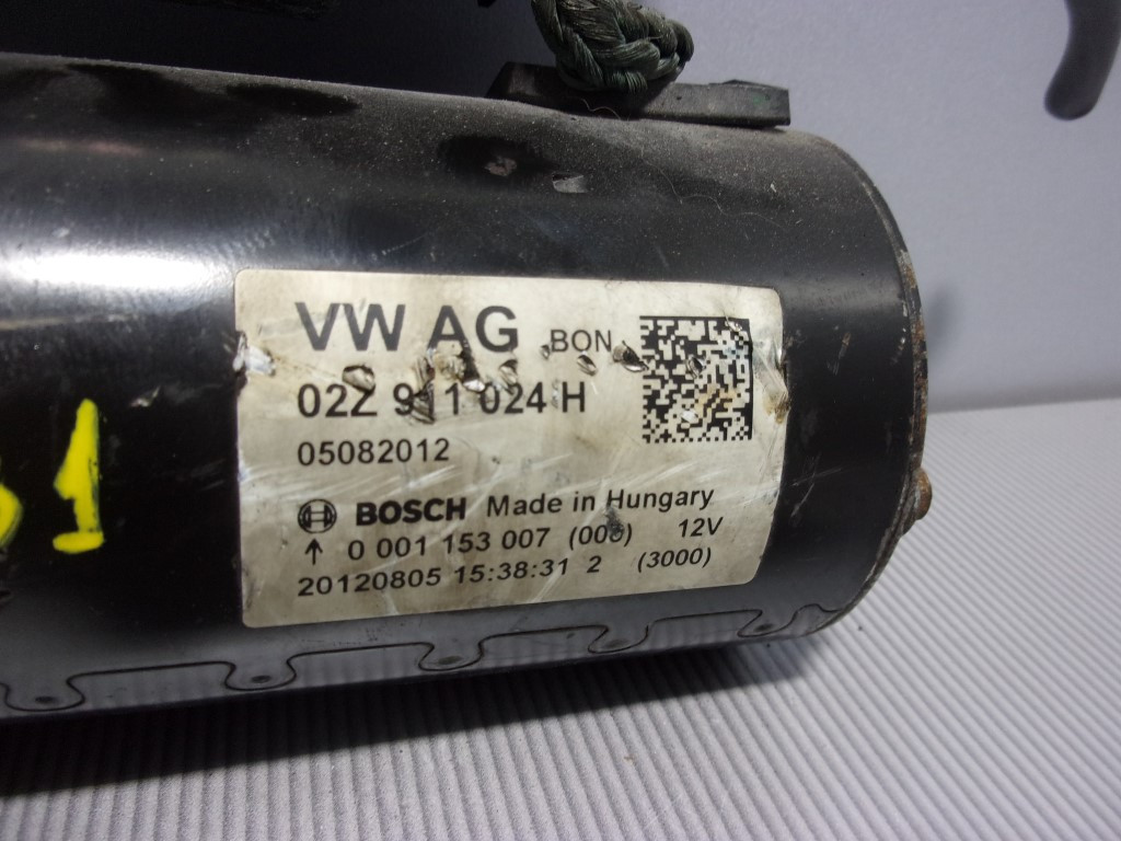 DIJELOVI ALNASER VW TOURAN > 10-15 02Z911024H