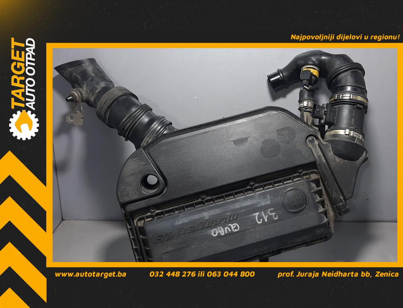 DIJELOVI KUCISTE FILTERA ZRAKA FIAT QUBO > 08-16 51886332