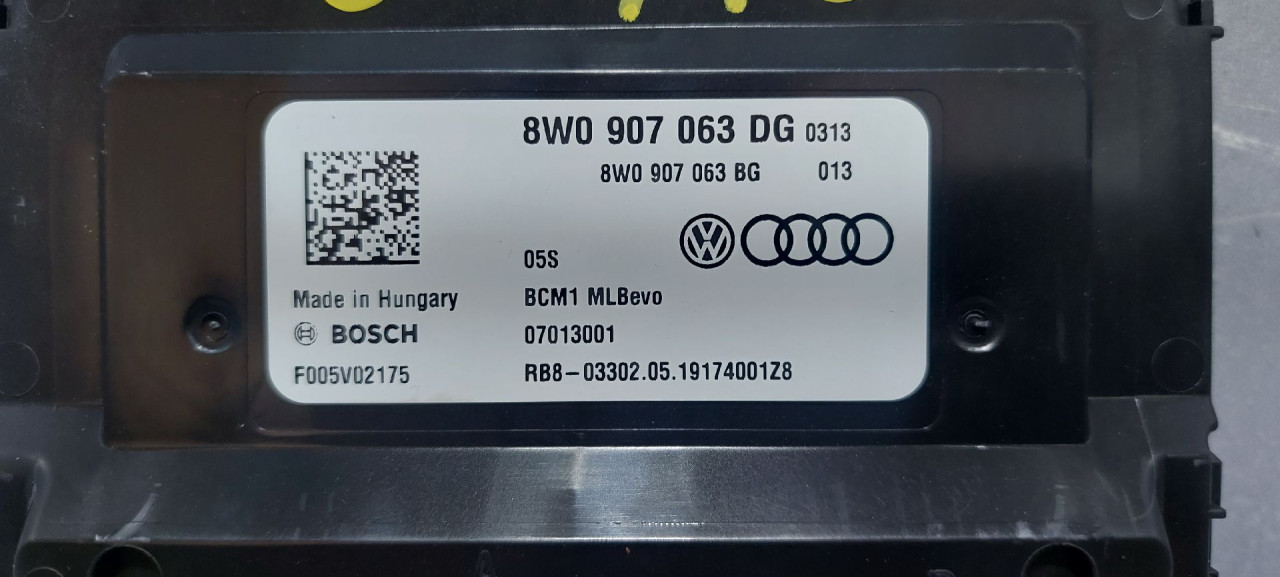 BCM ELEKTRONIKA AUDI A5 (8W0) SPORTBACK > 17- 8W0907063