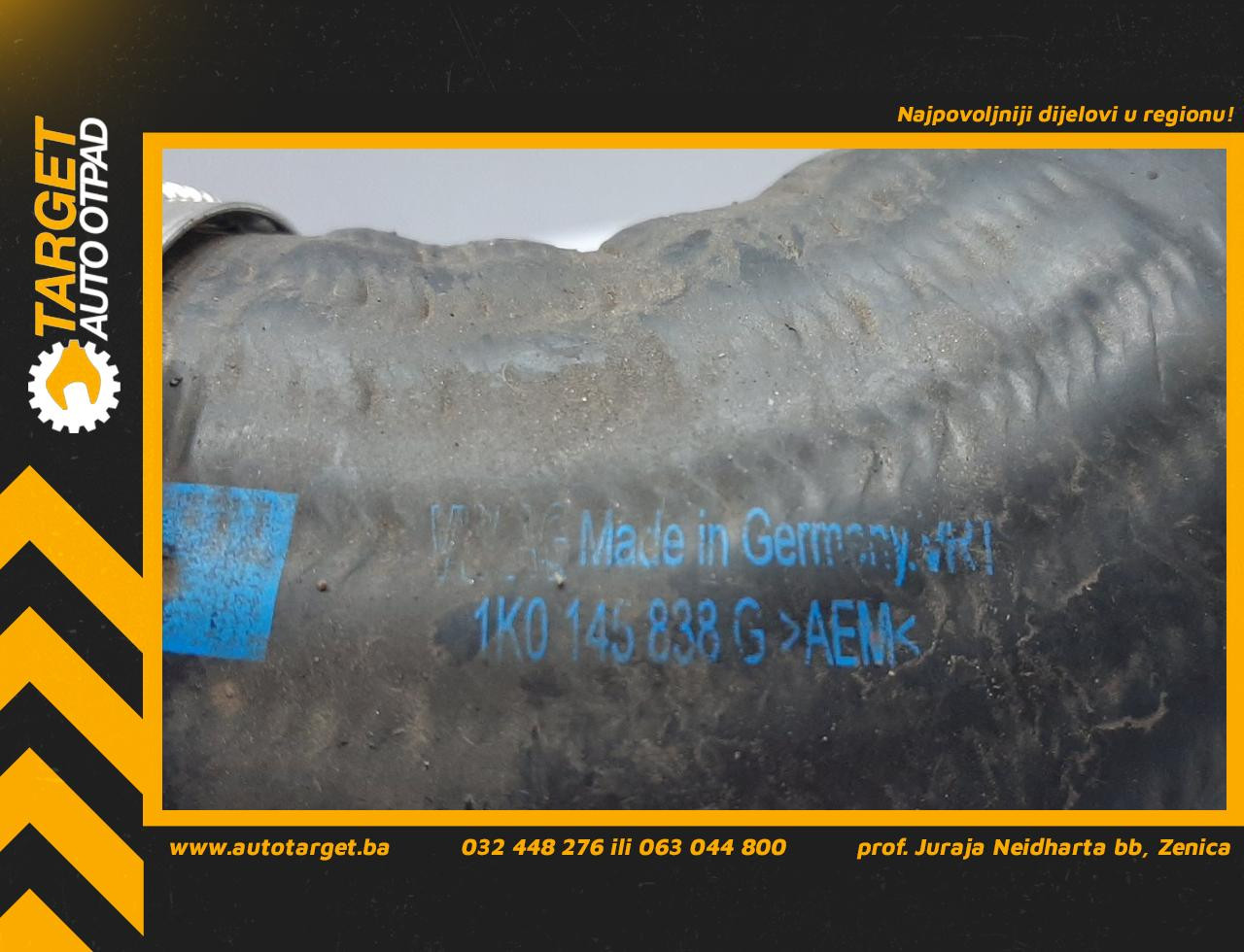 DIJELOVI CRIJEVO TURBINE AUDI TT (8J) > 06-10 1K0145838G