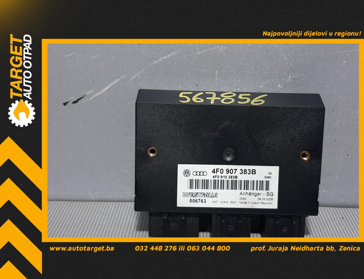 ELEKTRONIKA MODUL AUDI A6 > 04-08 4F0907383B