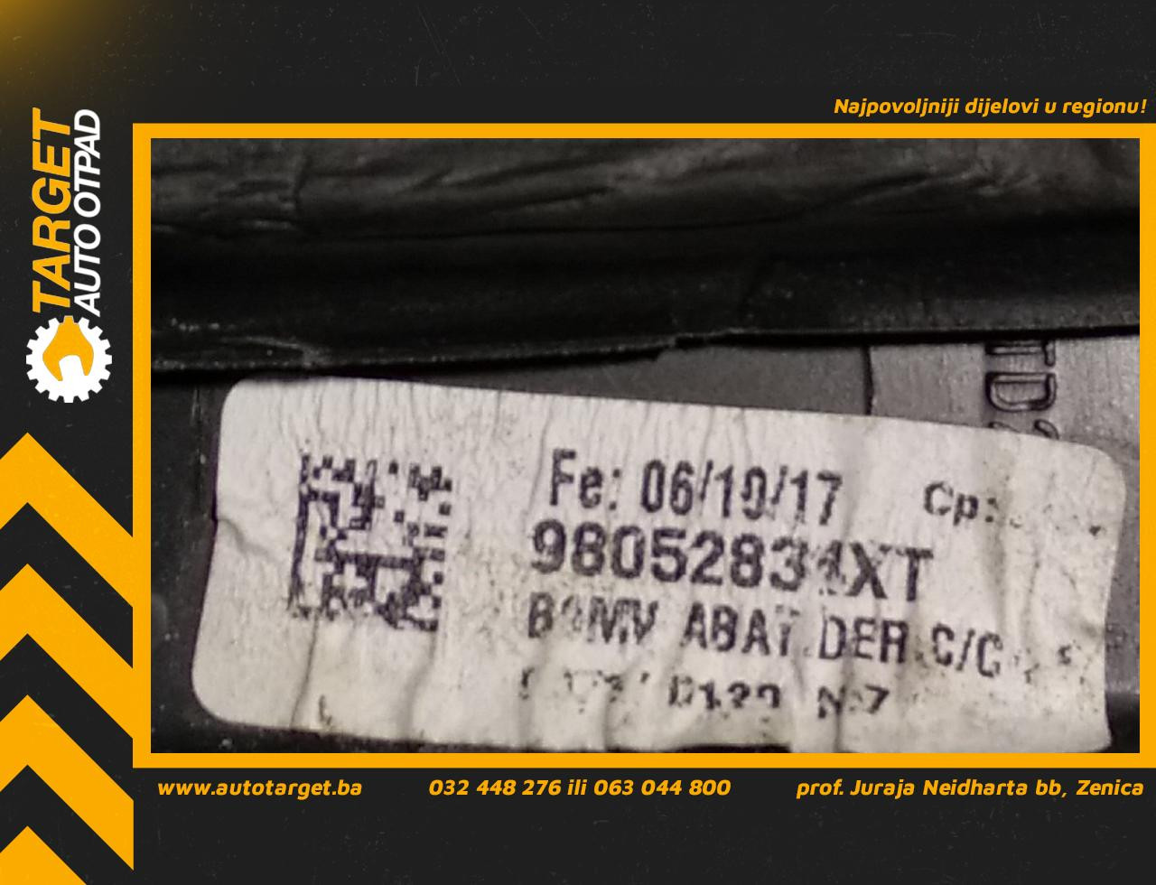 DIJELOVI RETROVIZOR PEUGEOT PARTNER > 15-18 98052834XT