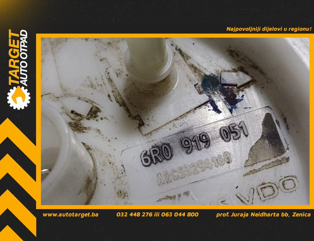 DIJELOVI PUMPA GORIVA U REZERVOARU VW POLO > 09-14 1.2 6R0919051