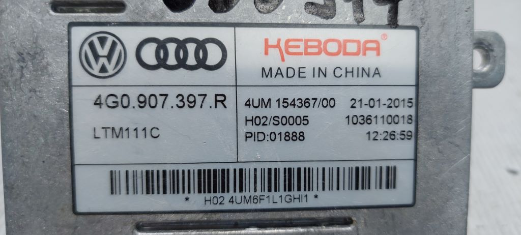 BALAST FARA AUDI A5 (8T3/8F7) COUPE > 07-11 4G0907397R