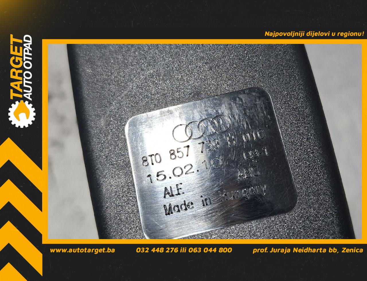 ISPALJIVAC AUDI A5 (8T3/8F7) COUPE > 07-11 8T0857739H