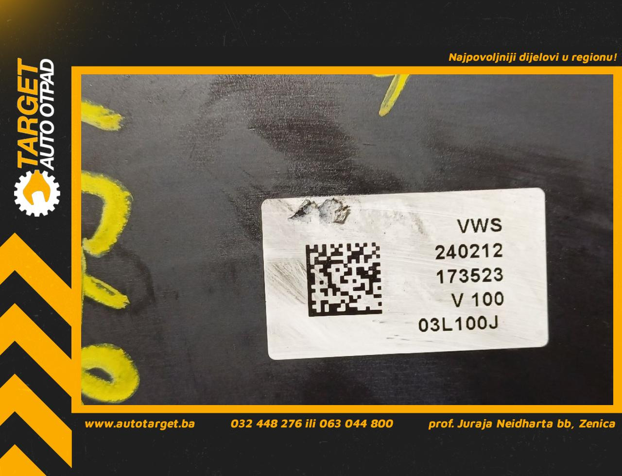 DIJELOVI VAKUM PUMPA SKODA OCTAVIA > 08-13 2.0 03L145207 03L100J