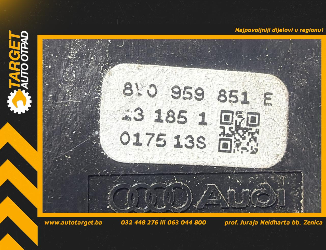 DIJELOVI PREKIDACI PROZORA VW TOUAREG > 11-14 3.0 8V0959851E