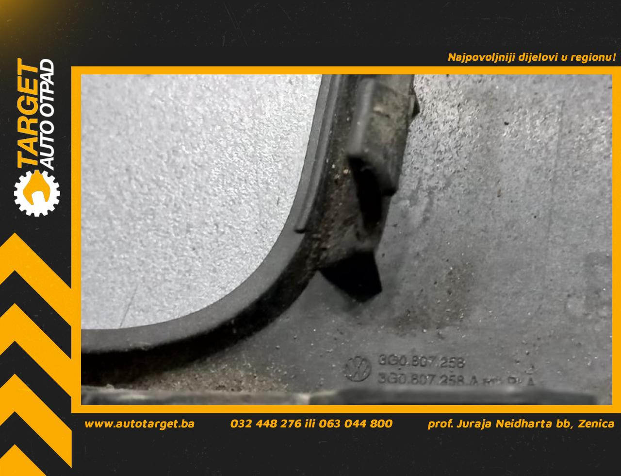 DIJELOVI RUB BLATOBRANA VW PASSAT B8 > 14-19 3G0807258