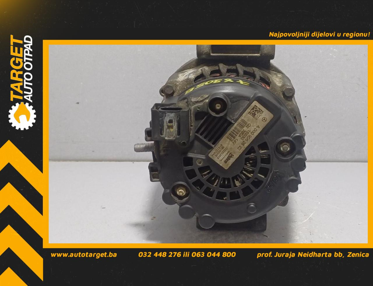 DIJELOVI ALTERNATOR MERCEDES GLC (X253) > 16-22 2.2 A0009062822