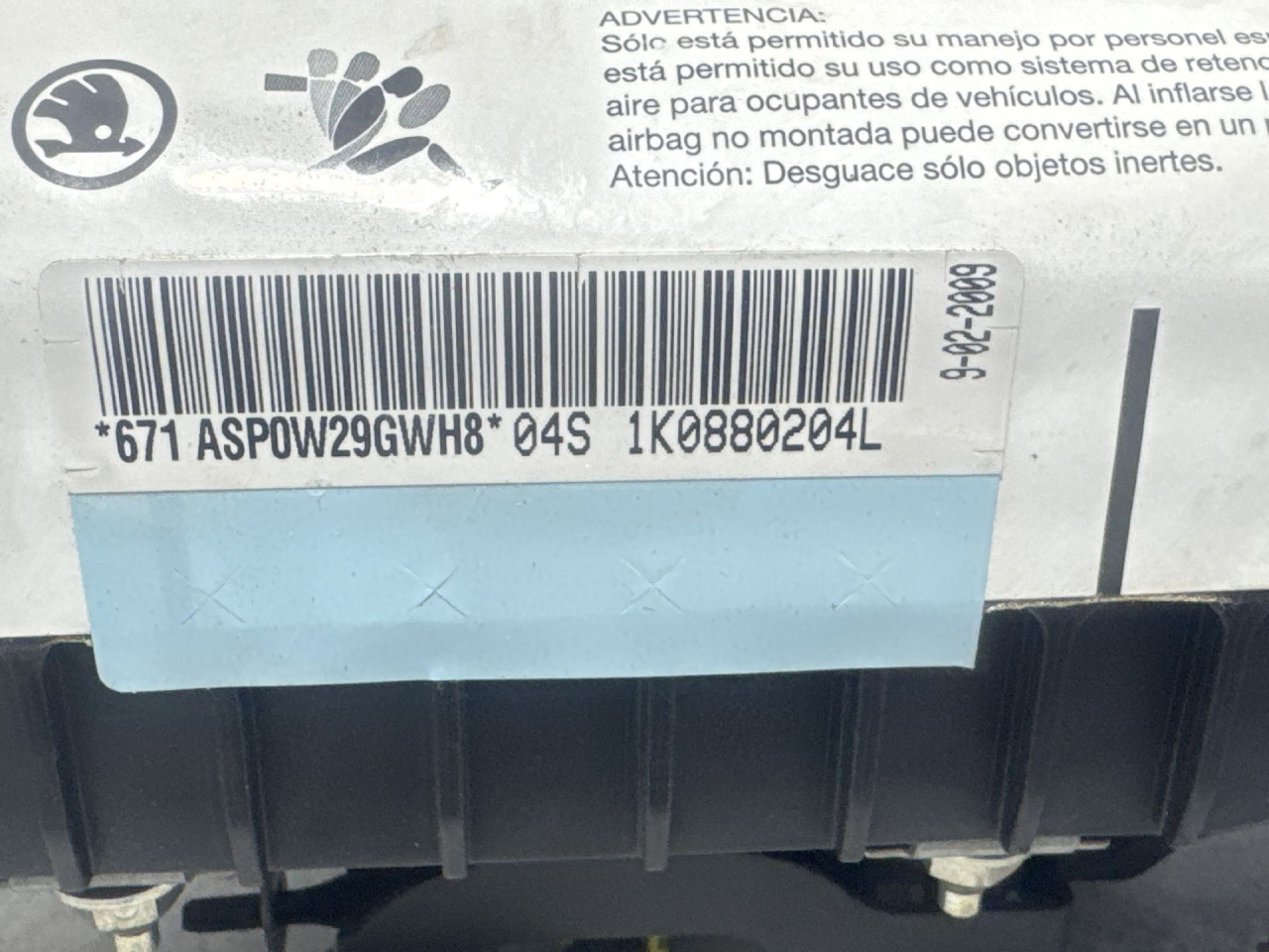 AIRBAG SUVOZACA VW GOLF 6 > 08-12 1K0880204L