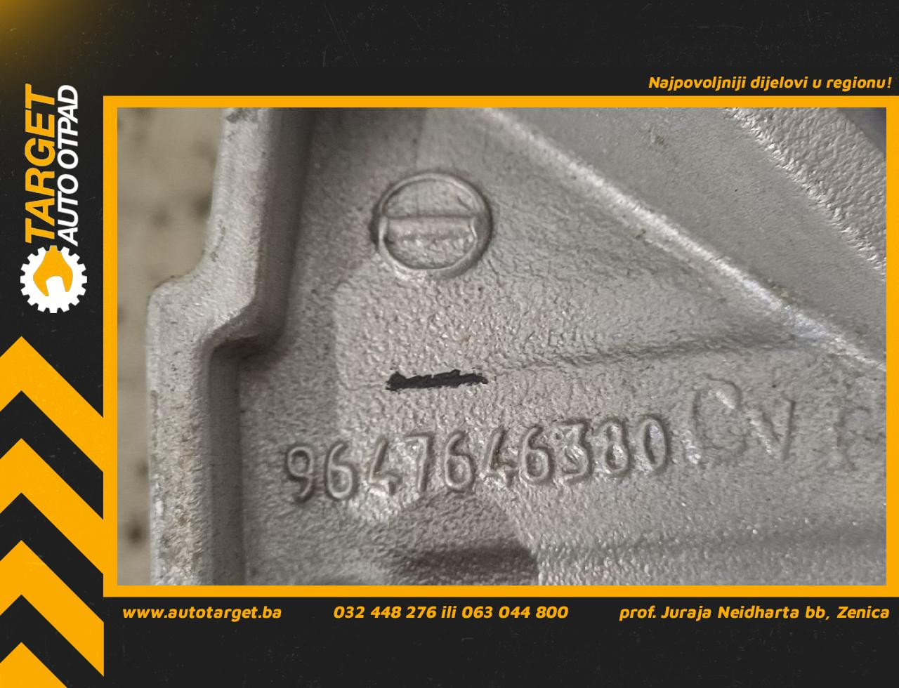 DIJELOVI NOSAC MOTORA PEUGEOT 508 > 11-14 9647646380