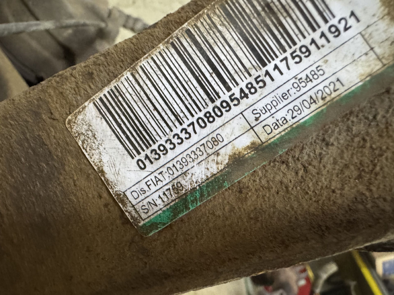 DIJELOVI GLAVCINA FIAT DUCATO > 14- 01393337080