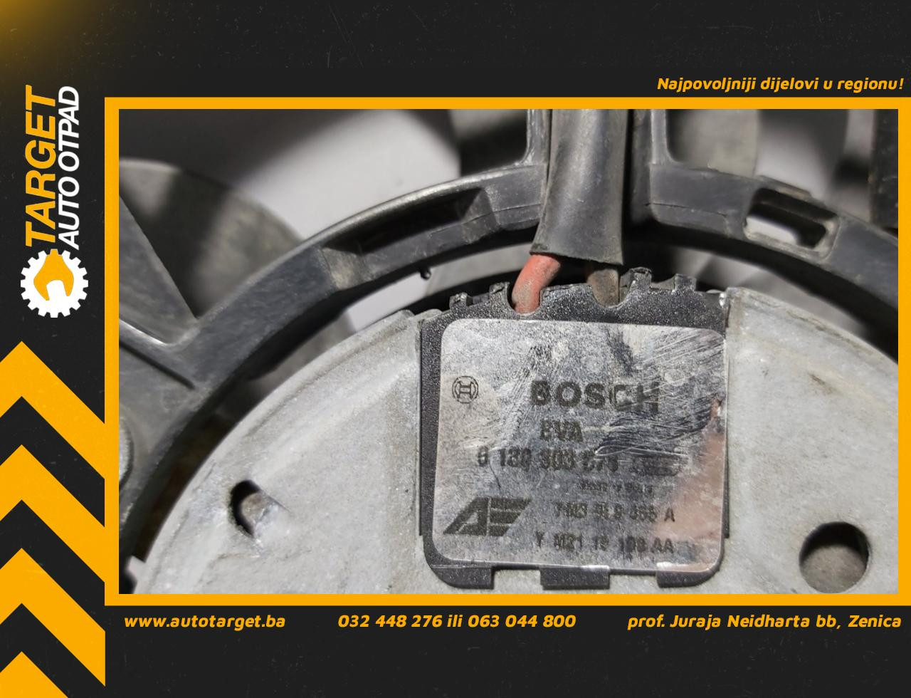 DIJELOVI VENTILATOR VW SHARAN > 00-03 0130303878