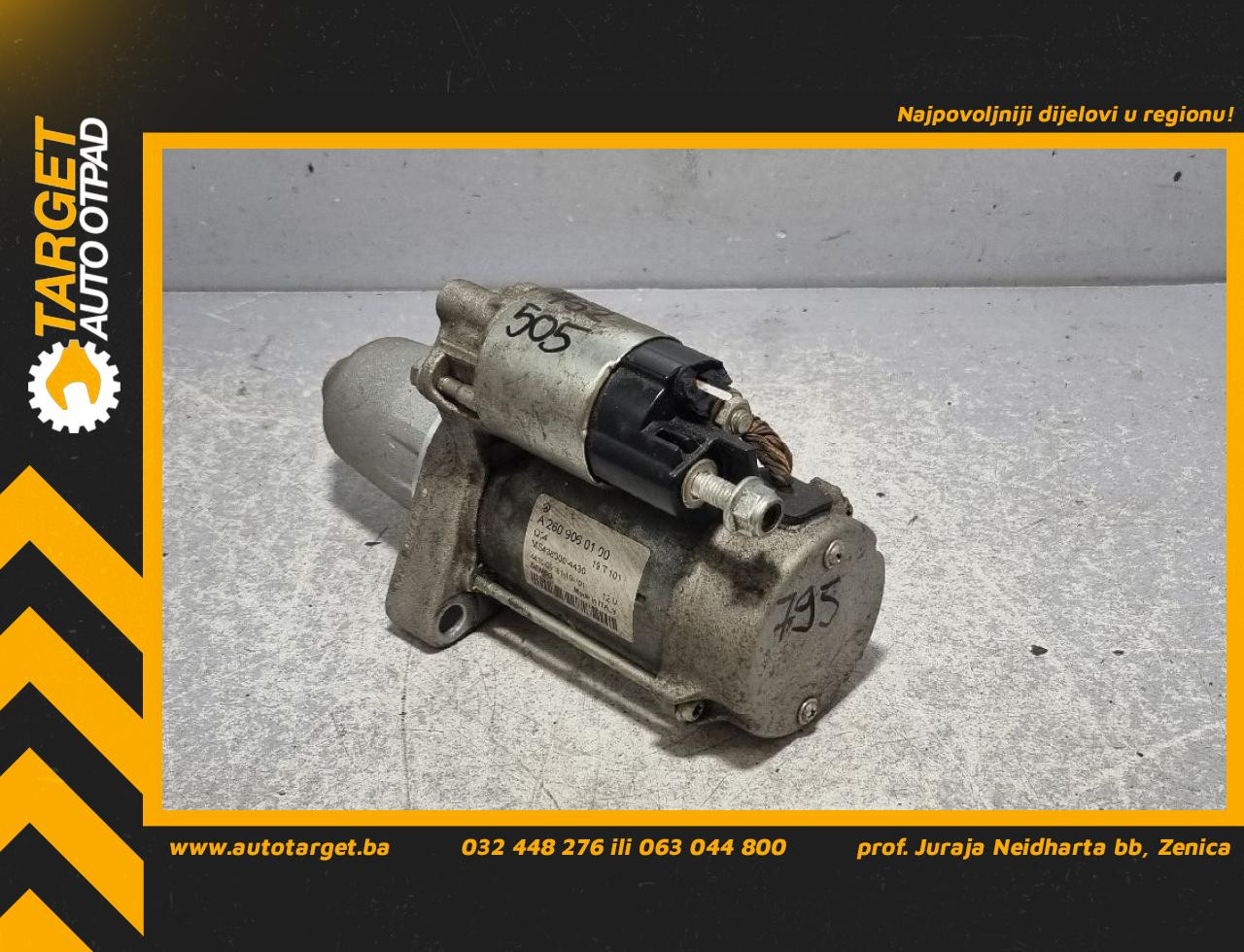 DIJELOVI ALNASER MERCEDES B KLASA (W247) > 19- 2.0 A2609060100