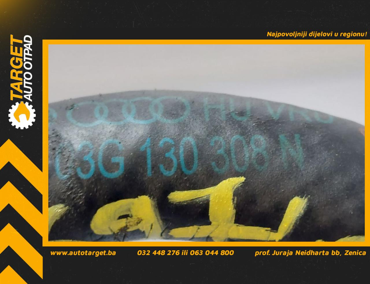 DIJELOVI CRIJEVO VW GOLF PLUS > 05-09 1.9 03G130308N