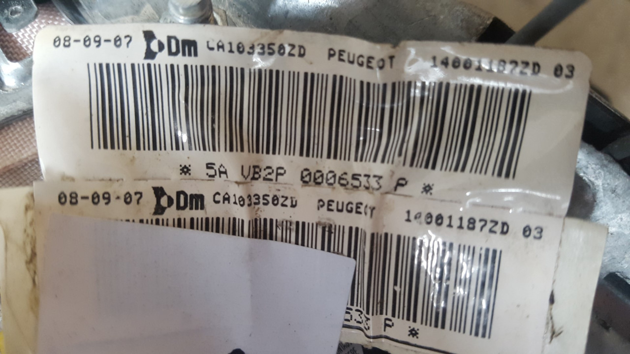 DIJELOVI AIRBAG VOLANA PEUGEOT EXPERT > 07-16 14001187ZD