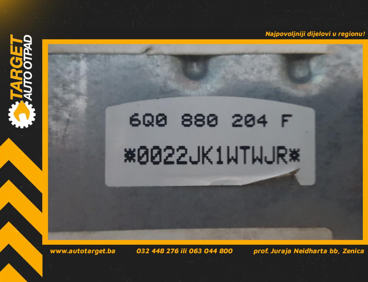 DIJELOVI AIRBAG SUVOZACA SKODA FABIA > 00-04 6Q0880204F